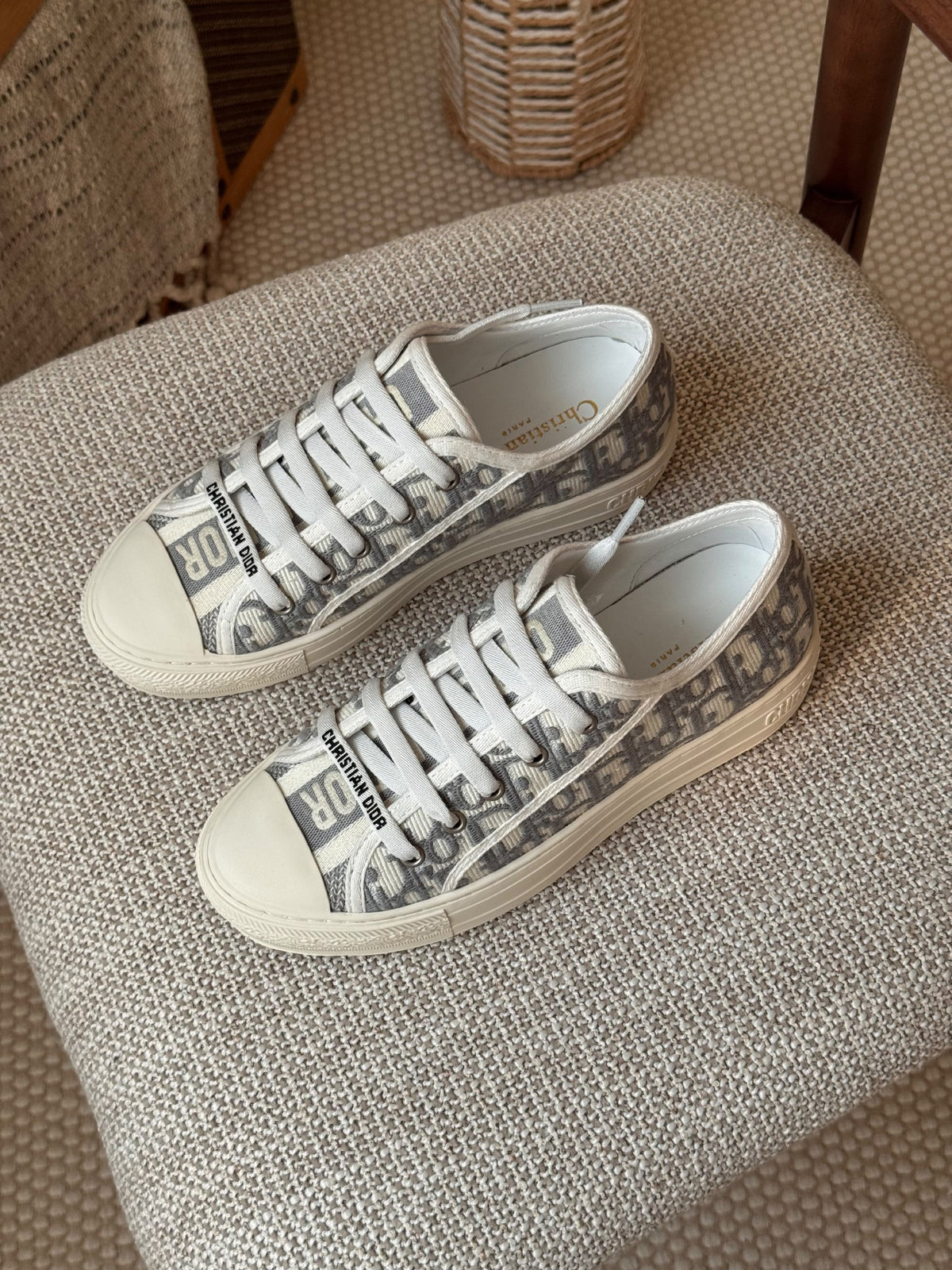 Dior Sneakers - Grey & White, Black & Beige, Grey, White, Black, Beige