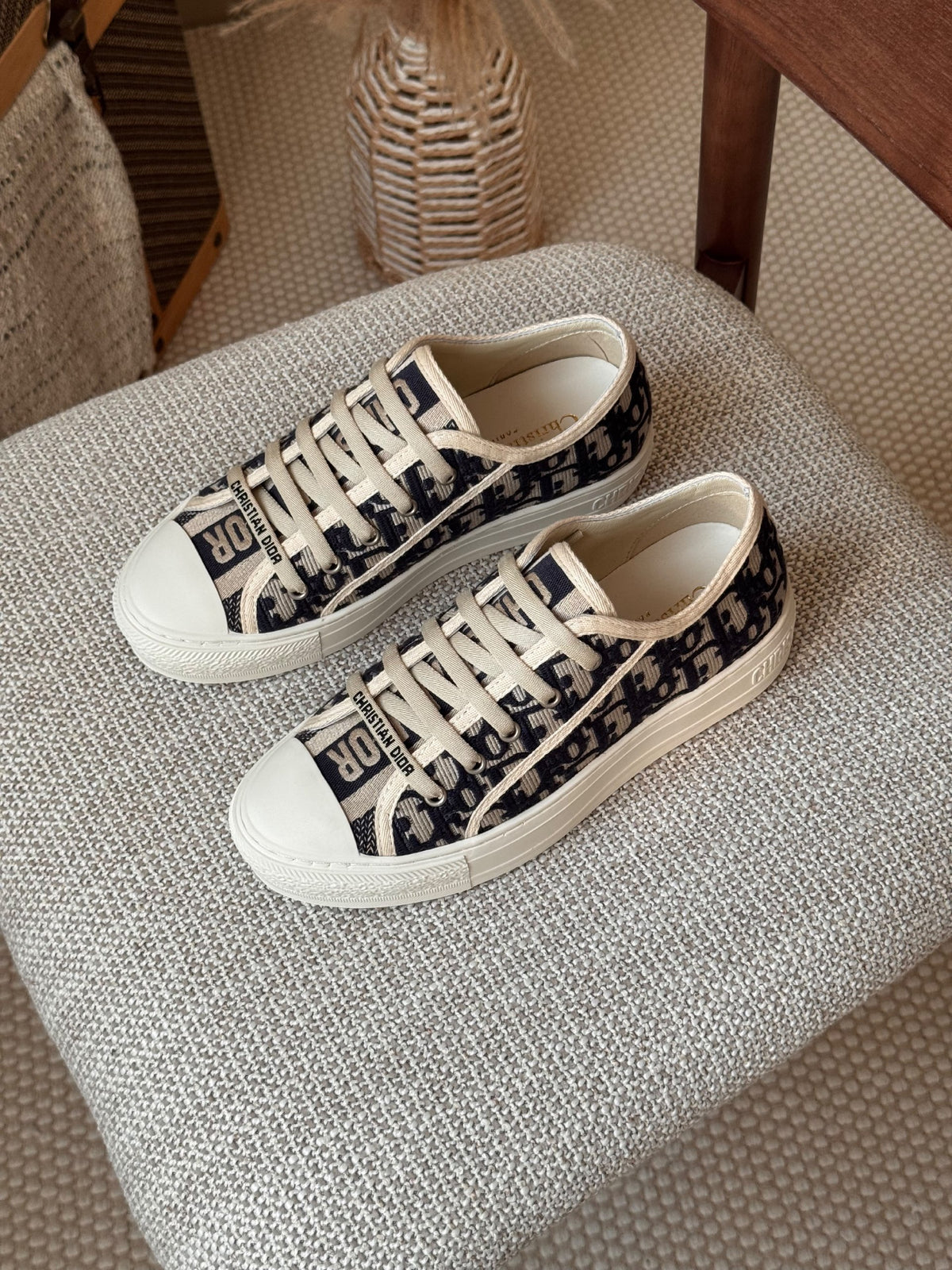 Dior Sneakers - Grey & White, Black & Beige, Grey, White, Black, Beige
