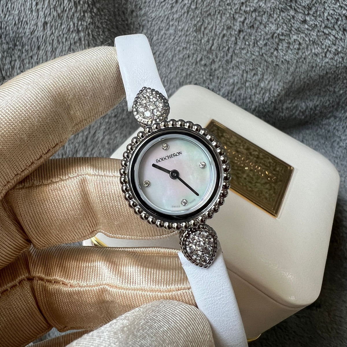 Boucheron Watch - Silver & White