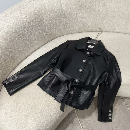Chanel Belted Jacket - Black
