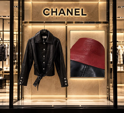 Chanel Belted Jacket - Black