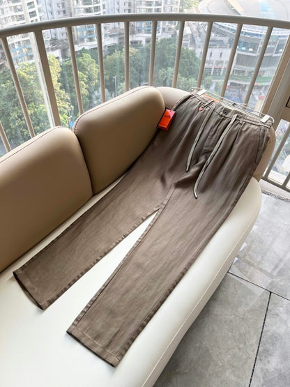 Hermès Pants - Brown, White, Navy