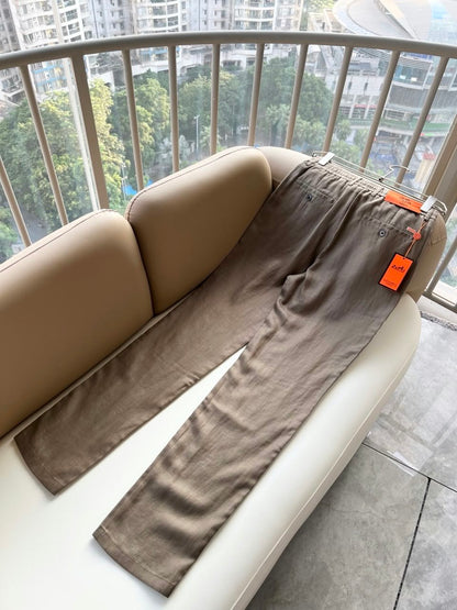 Hermès Pants - Brown, White, Navy