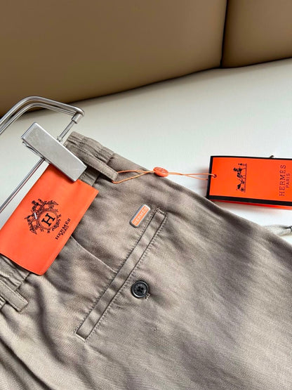 Hermès Pants - Brown, White, Navy