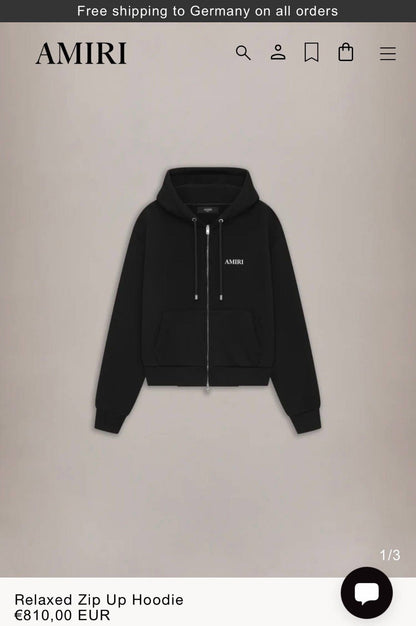 AMIRI Hoodie - Black