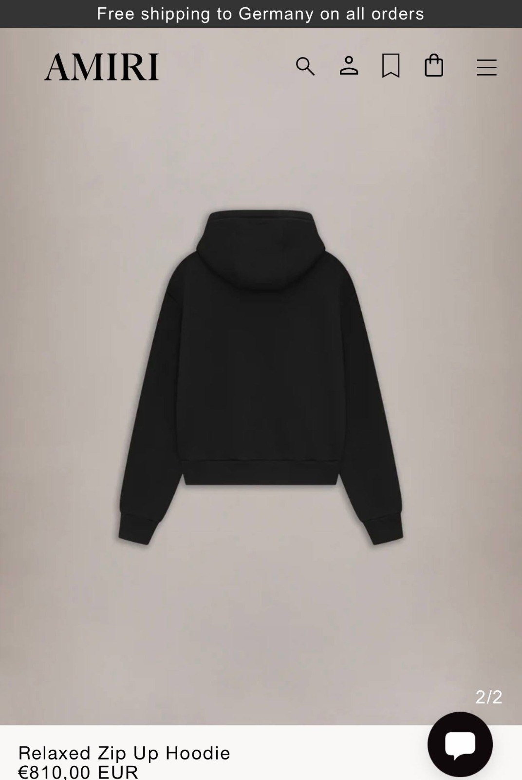 AMIRI Hoodie - Black