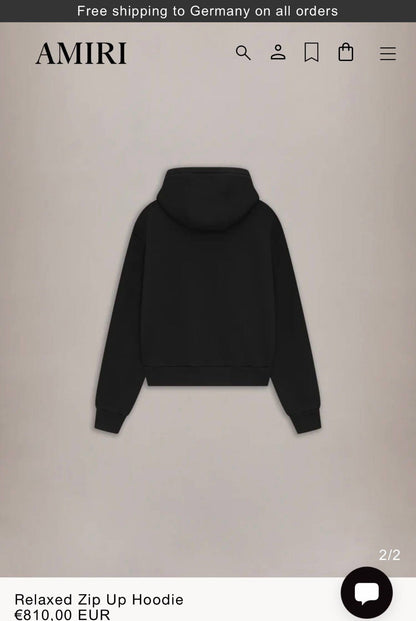 AMIRI Hoodie - Black