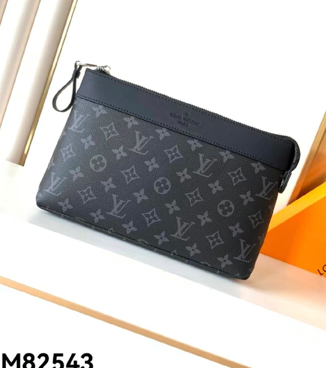 Louis Vuitton Zip Clutch - Dark Grey Monogram