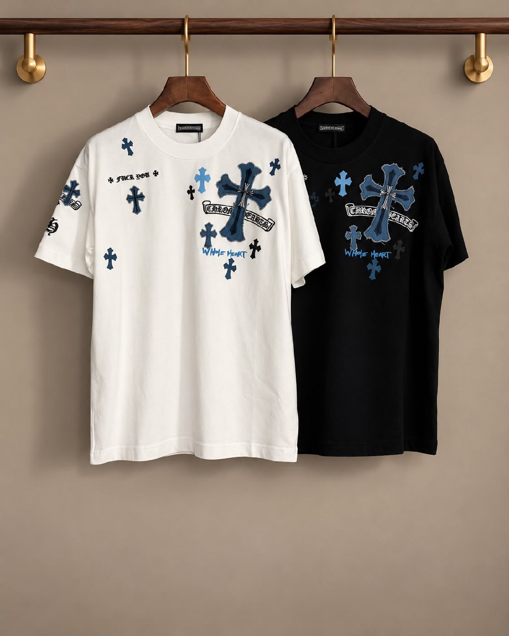 Chrome Hearts T-Shirt - Black, White