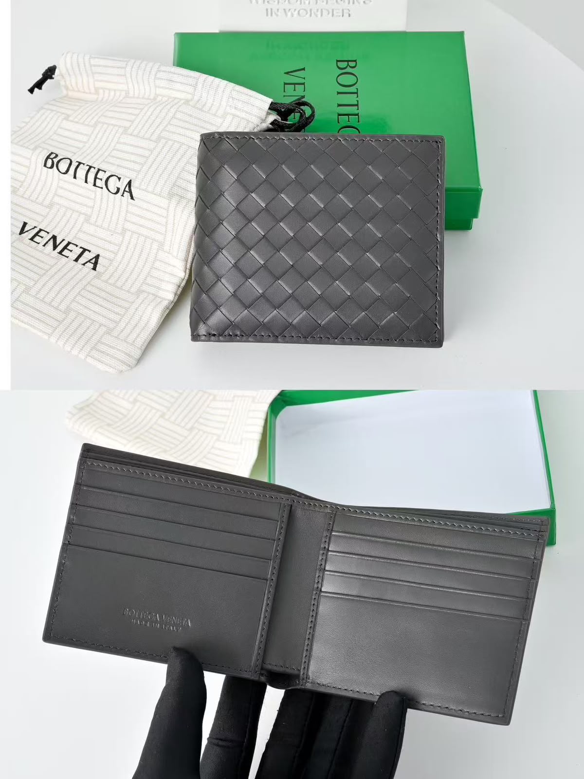 Bottega Veneta Wallet - Dark Grey