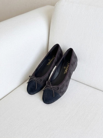 Chanel Ballerina - Grey & Black