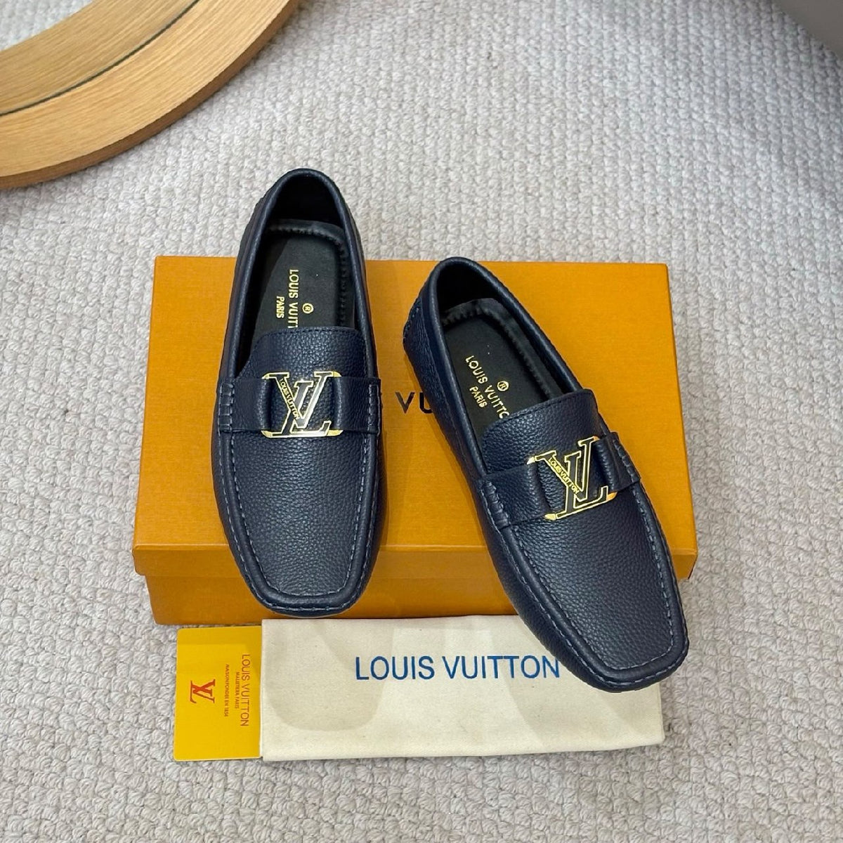 Louis Vuitton Loafers - Beige, Navy, Blue, Brown