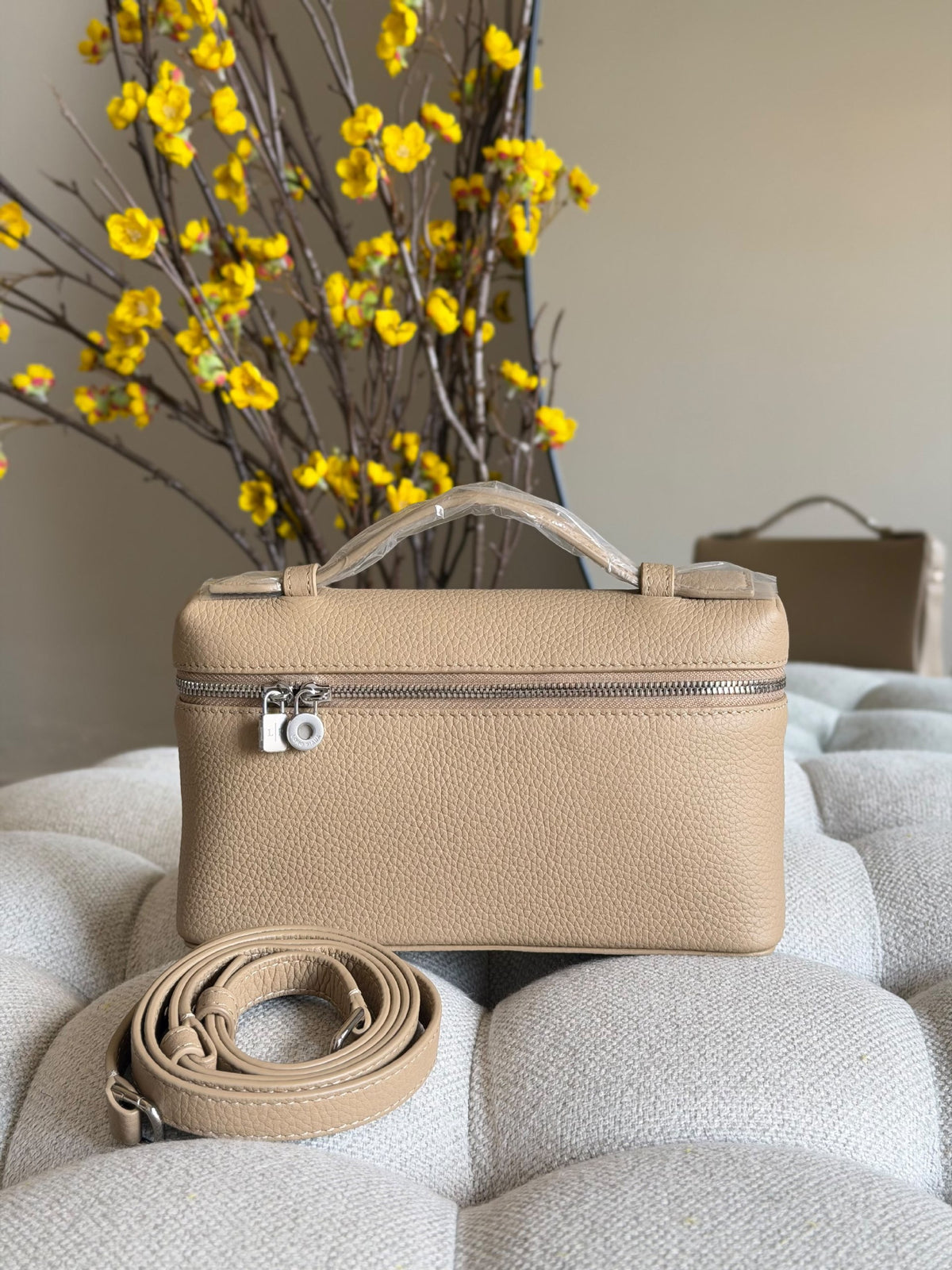 Loro Piana Crossbody Bag - Beige