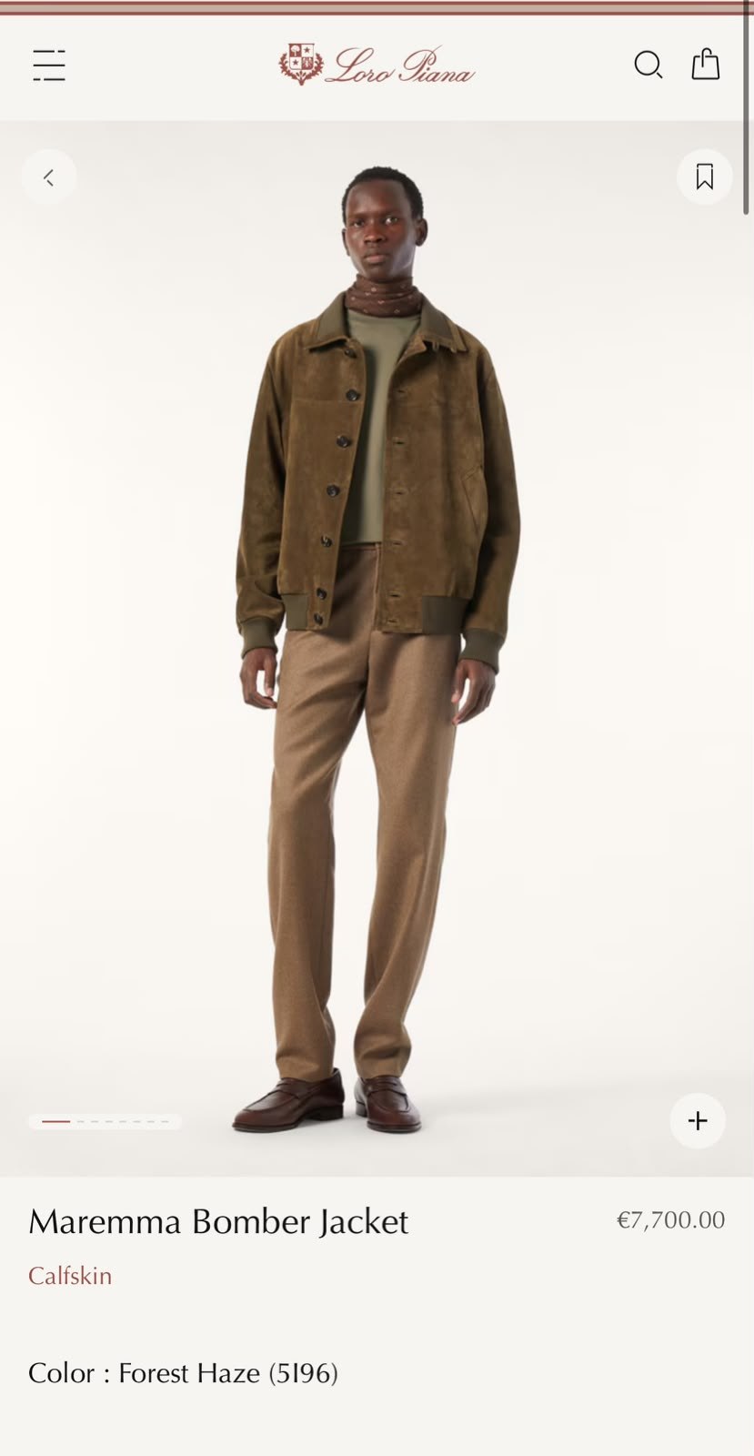 Loro Piana Maremma Bomber Jacket - Green