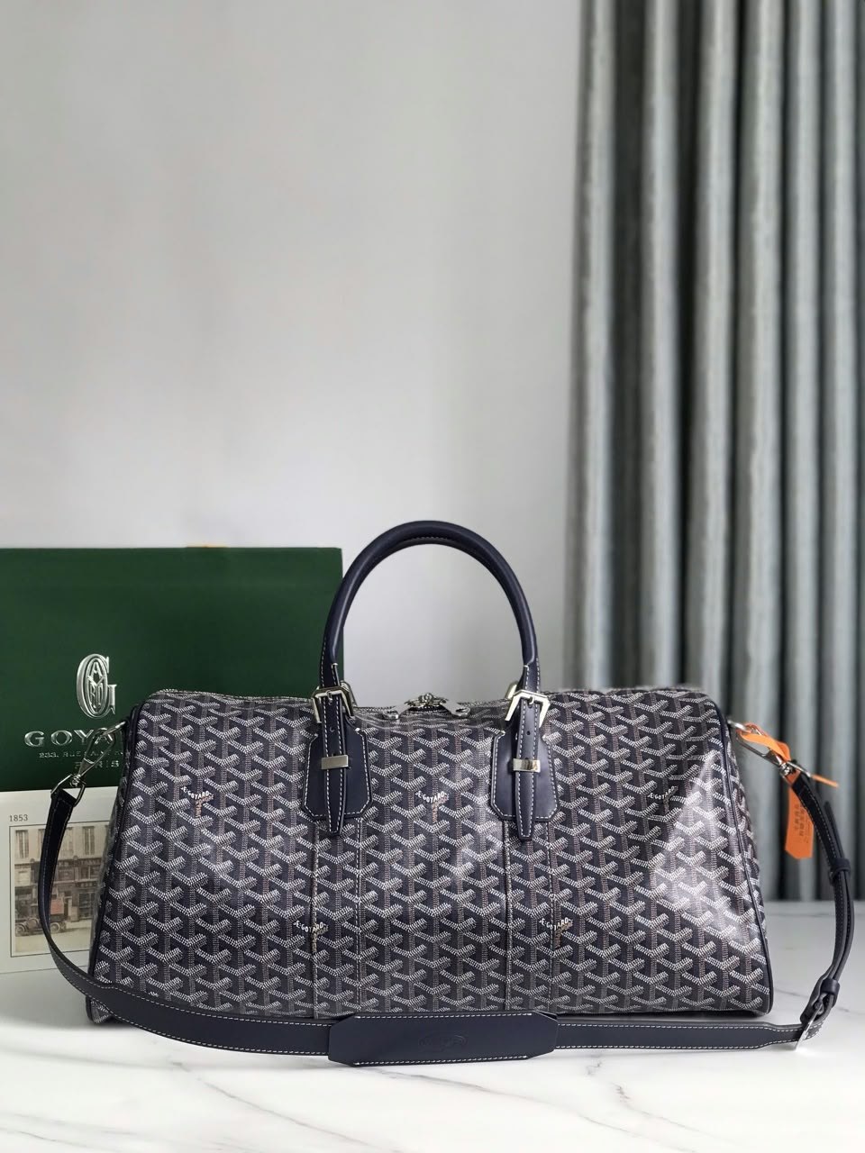 Goyard Boston Duffel Bag - Navy