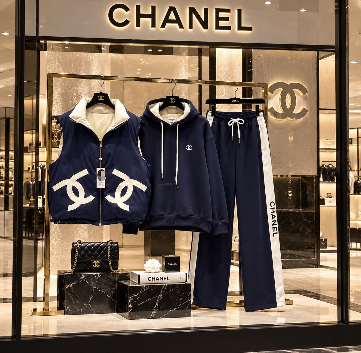 Chanel Set - Navy