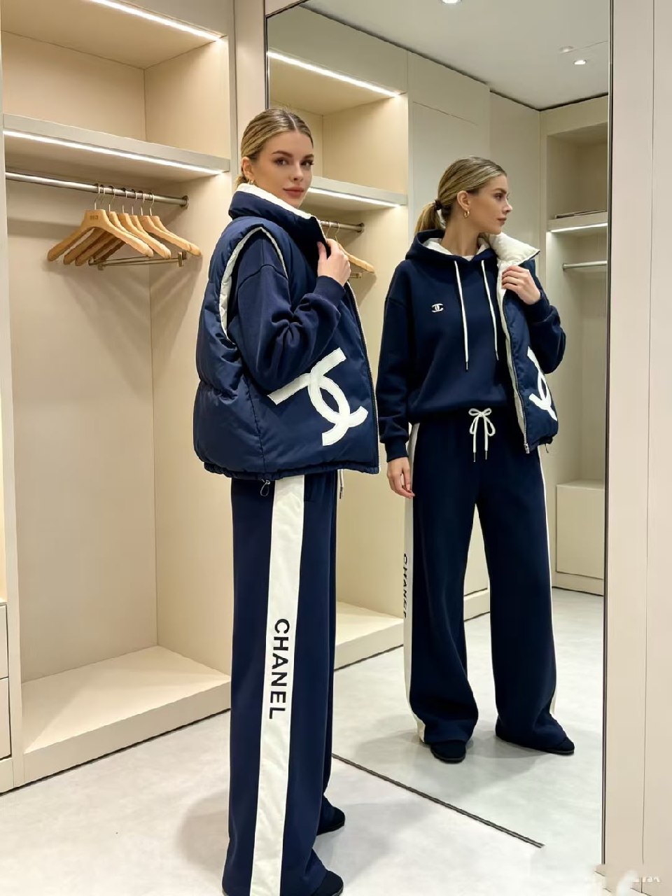 Chanel Set - Navy