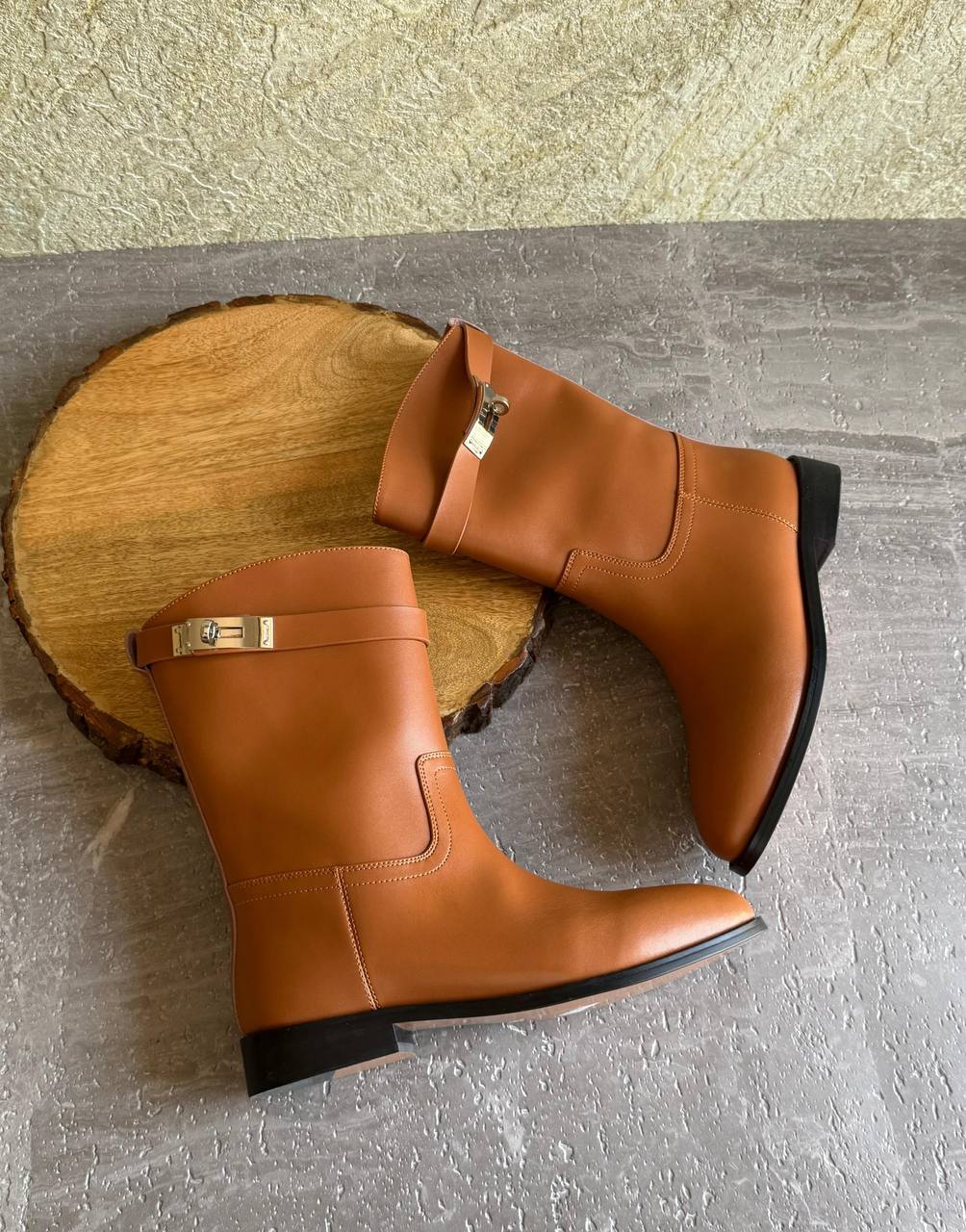 Hermes Low Cut Boots - Brown