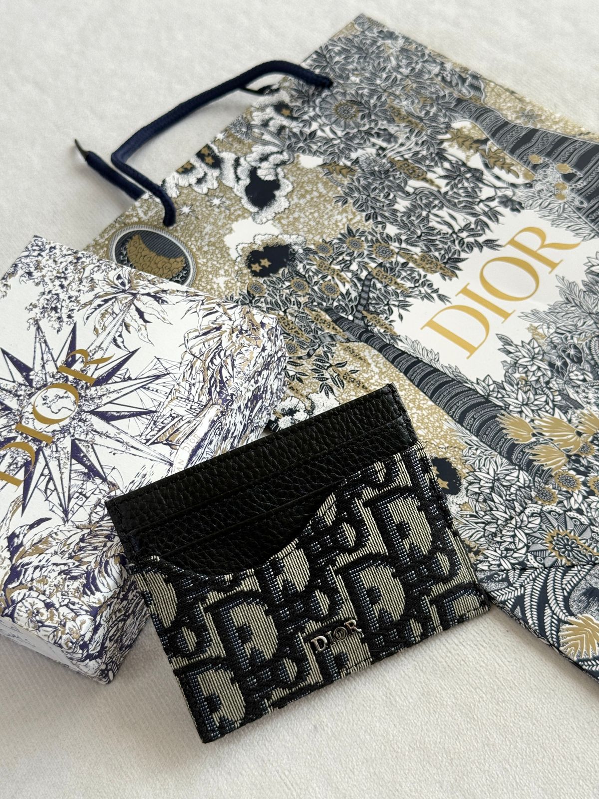 Dior Card Holder - Black
