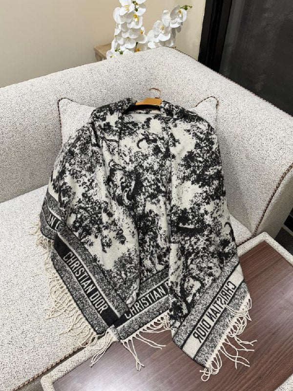 Dior Scarf - Black & White