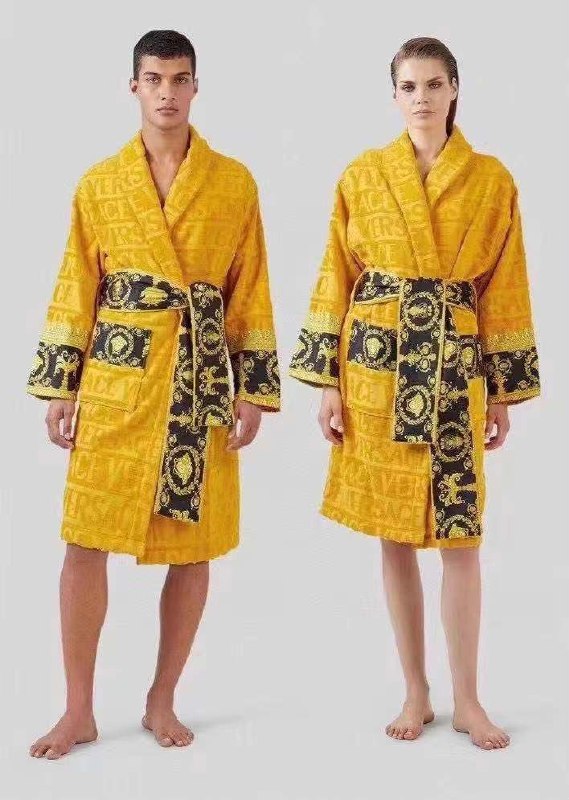Versace Bathrobe - Yellow