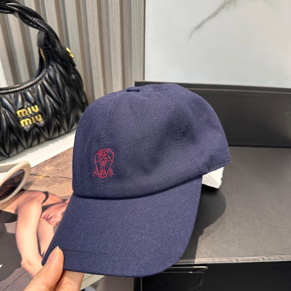 Brunello Cucinelli Cap - Navy