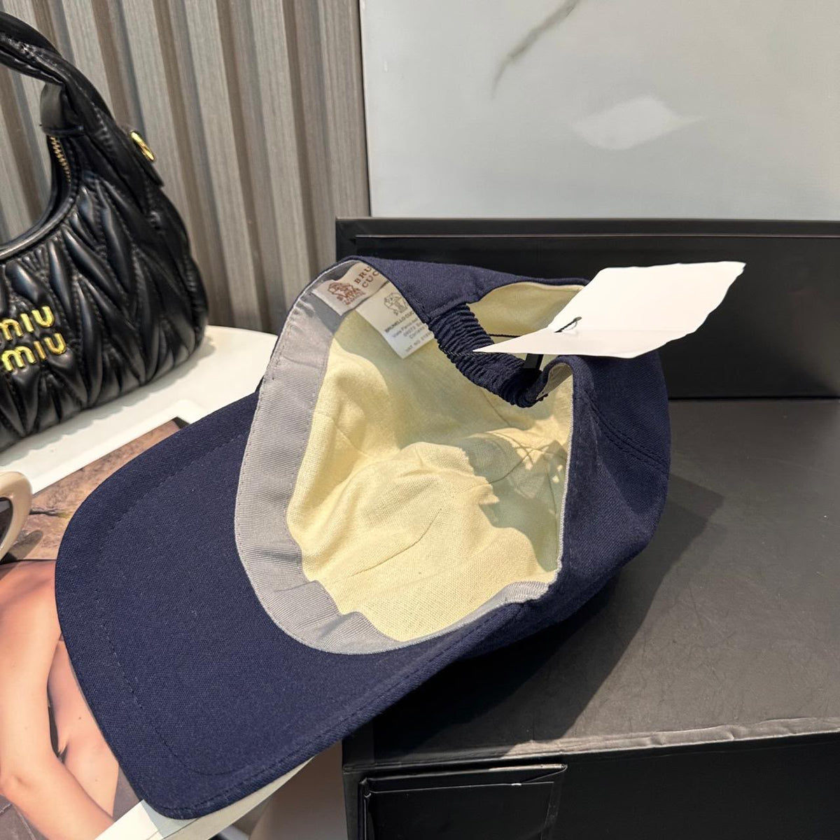 Brunello Cucinelli Cap - Navy