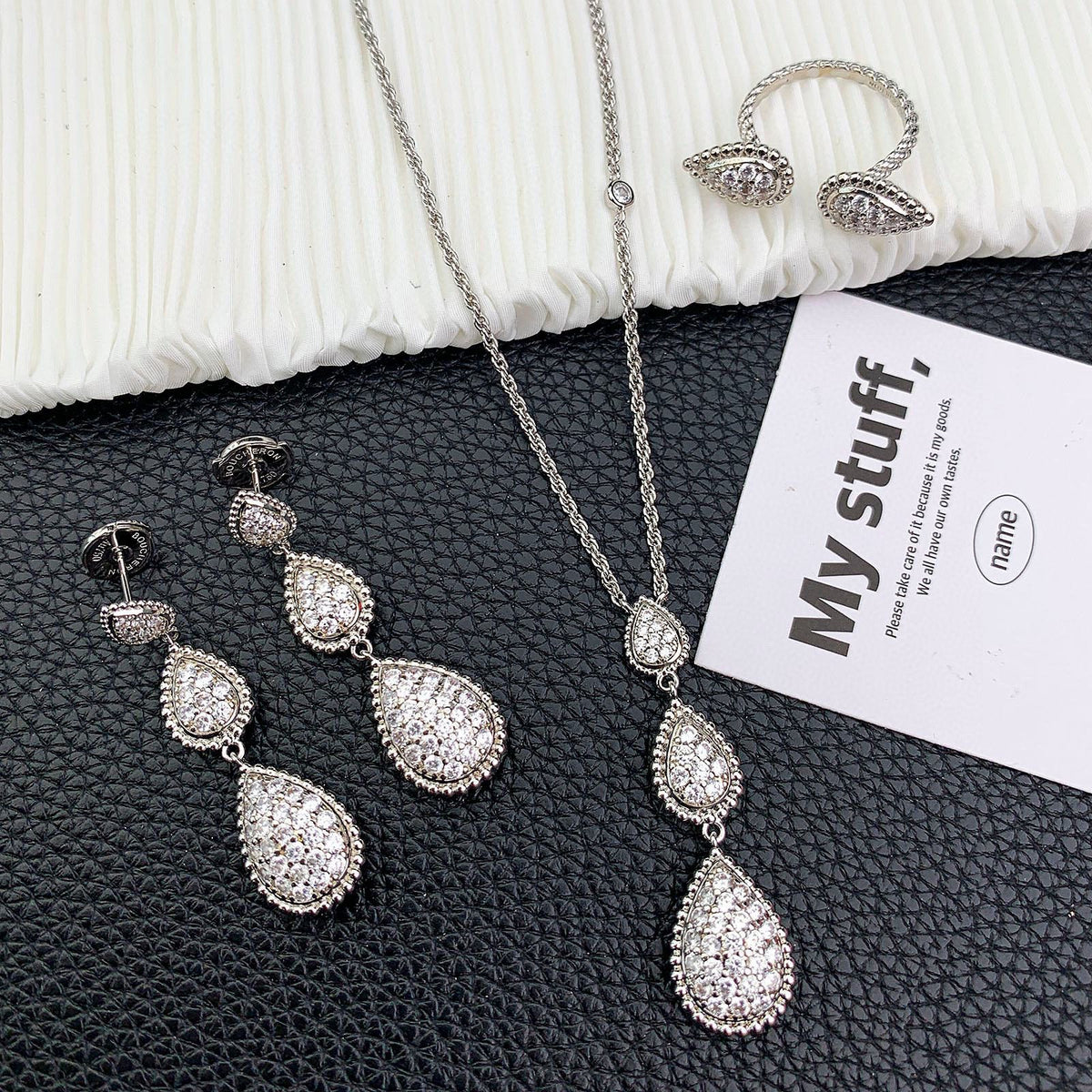 Boucheron Jewelry Set - Silver