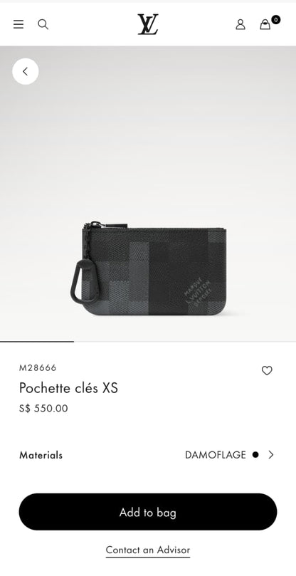 Louis Vuitton Wallet - Dark Grey