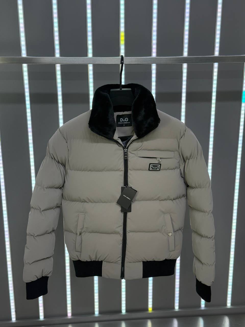 Dolce & Gabbana Puffer Jacket - Grey