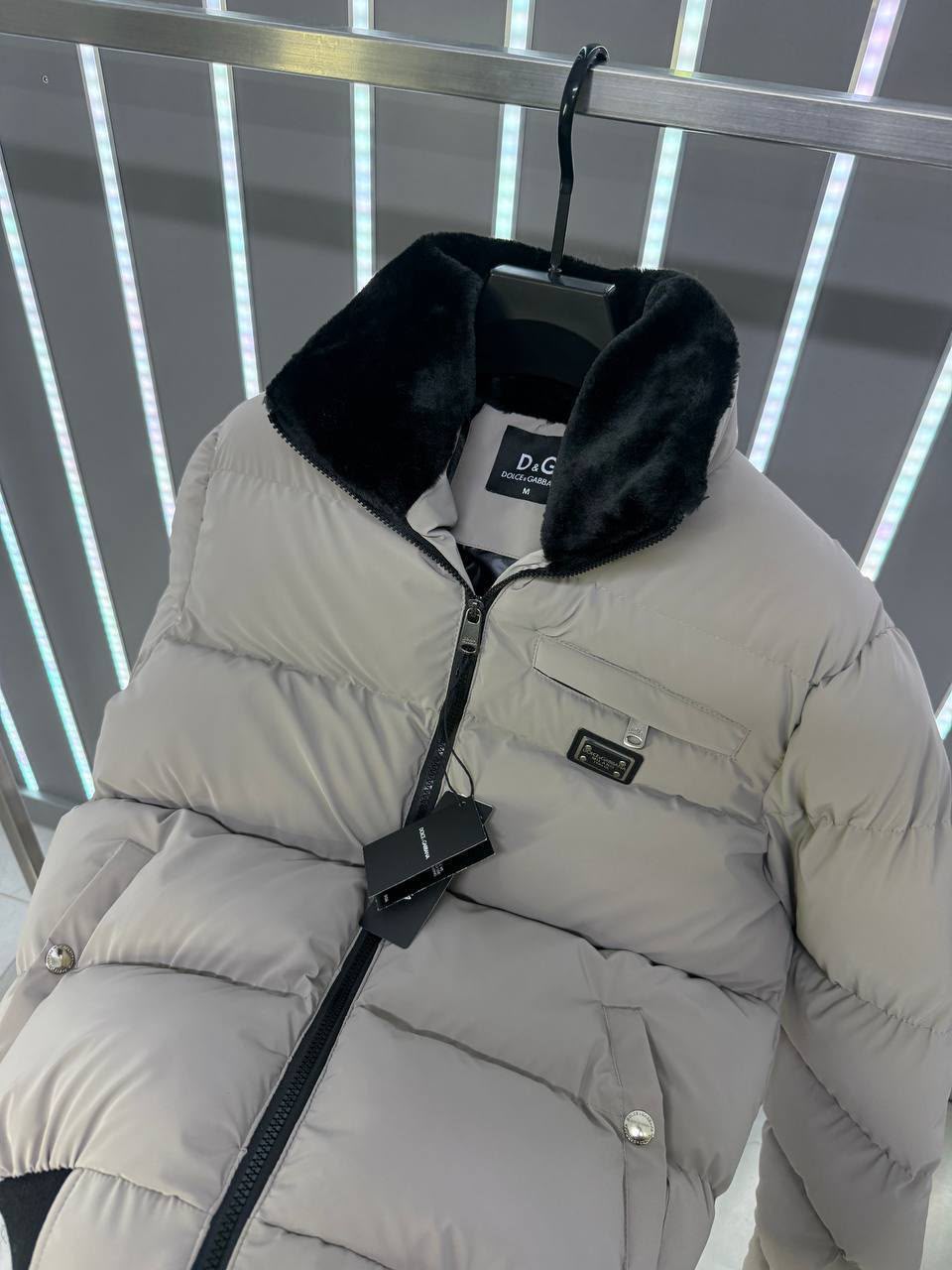 Dolce & Gabbana Puffer Jacket - Grey