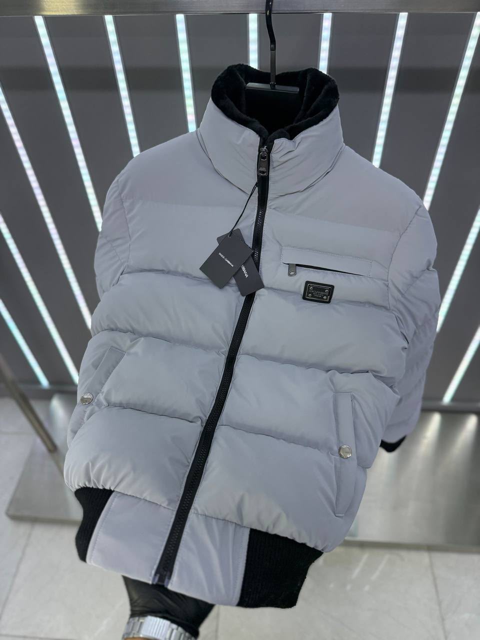 Dolce & Gabbana Puffer Jacket - Grey