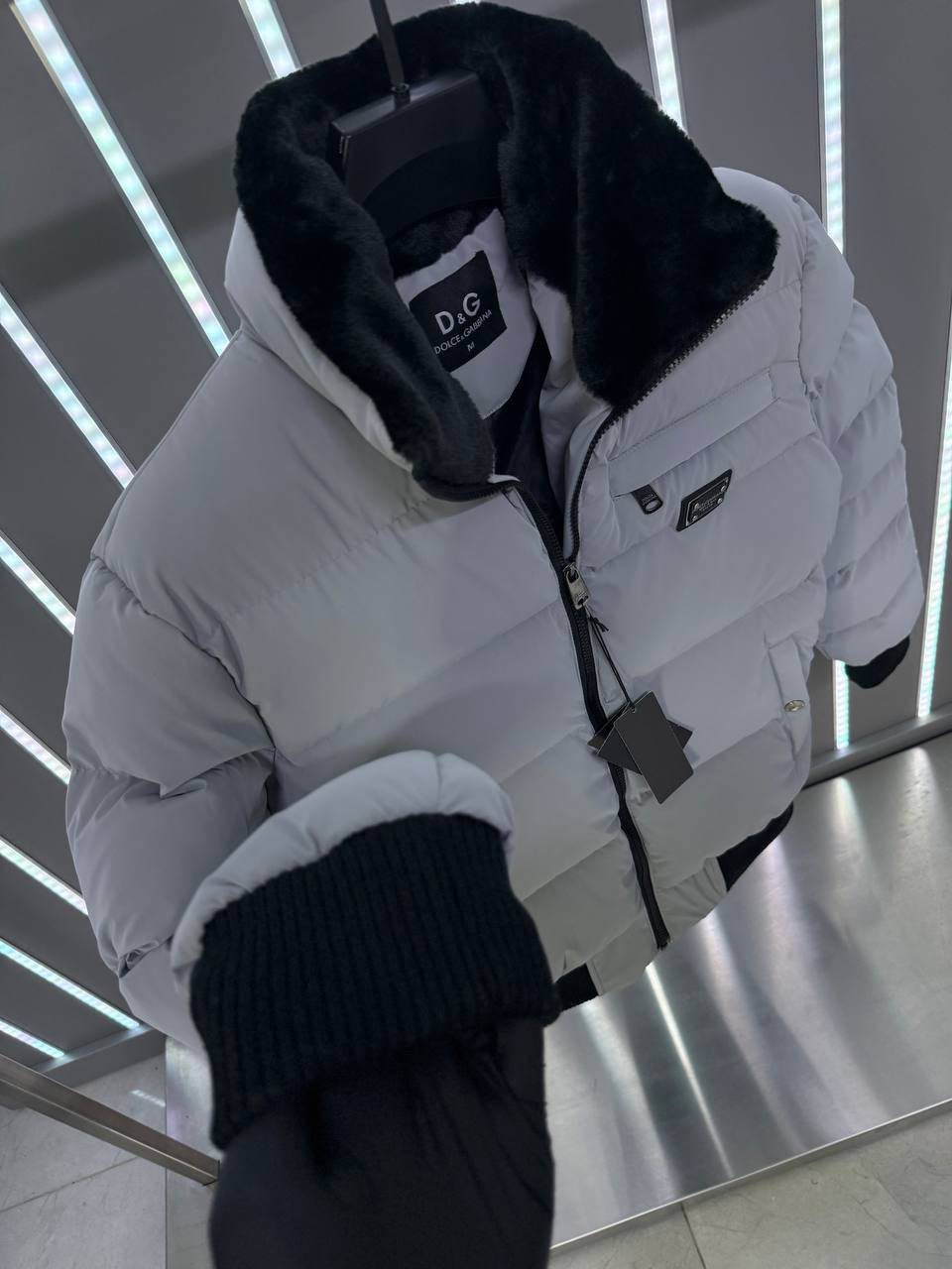 Dolce & Gabbana Puffer Jacket - Grey