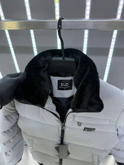 Dolce & Gabbana Puffer Jacket - Grey