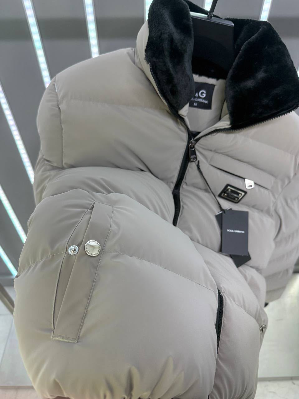 Dolce & Gabbana Puffer Jacket - Grey