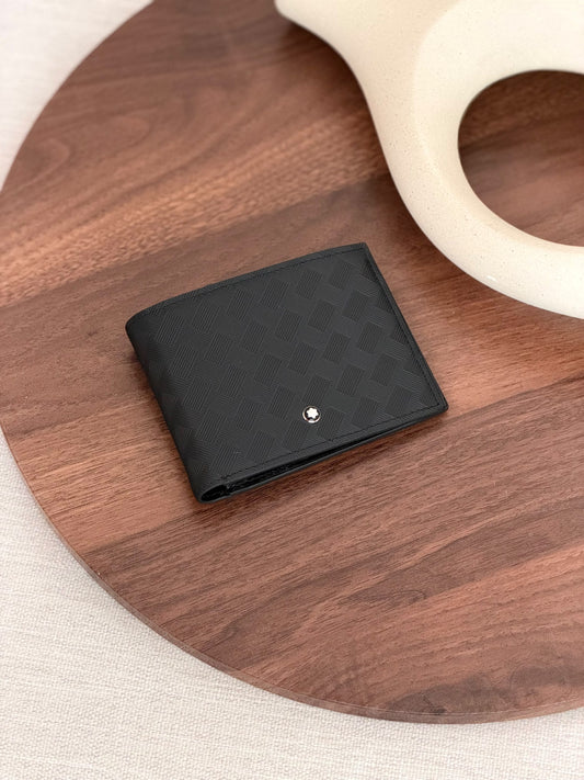 Montblanc Basket-Pattern Wallet - Black