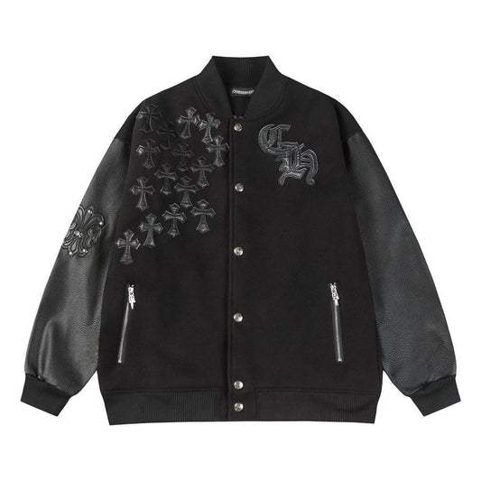 Chrome Hearts Varsity Jacket - Black