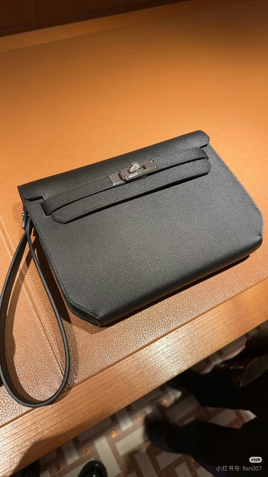 Hermes Clutch - Black