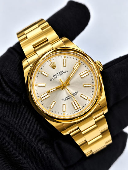 Rolex Watch - Silver & Pink, Silver & Red, Silver & Green, Gold & Black, Gold & White, Gold & Blue, Gold & Green, Gold & Yellow, Silver & Blue, Gold & Pink, Gold & Red
