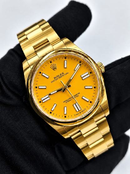 Rolex Watch - Silver & Pink, Silver & Red, Silver & Green, Gold & Black, Gold & White, Gold & Blue, Gold & Green, Gold & Yellow, Silver & Blue, Gold & Pink, Gold & Red