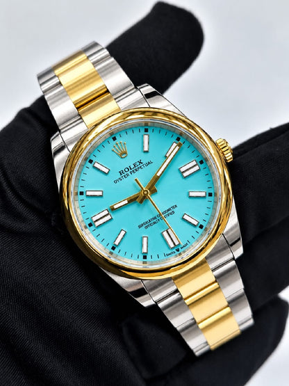 Rolex Watch - Silver & Pink, Silver & Red, Silver & Green, Gold & Black, Gold & White, Gold & Blue, Gold & Green, Gold & Yellow, Silver & Blue, Gold & Pink, Gold & Red