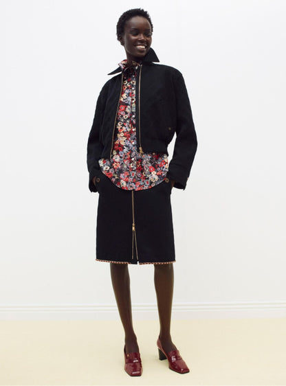 Chanel Quilted Bomber Jacket - Black
