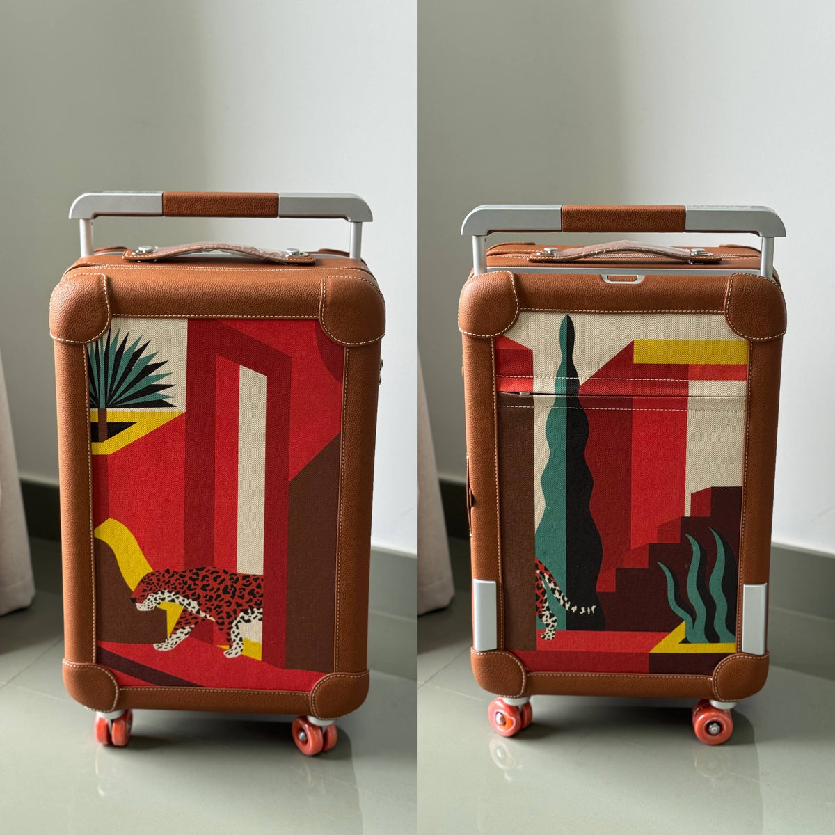 Hermès Animal Scene Suitcase - Multi