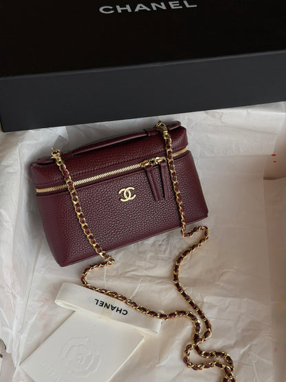 Chanel Shoulder Bag - Burgundy