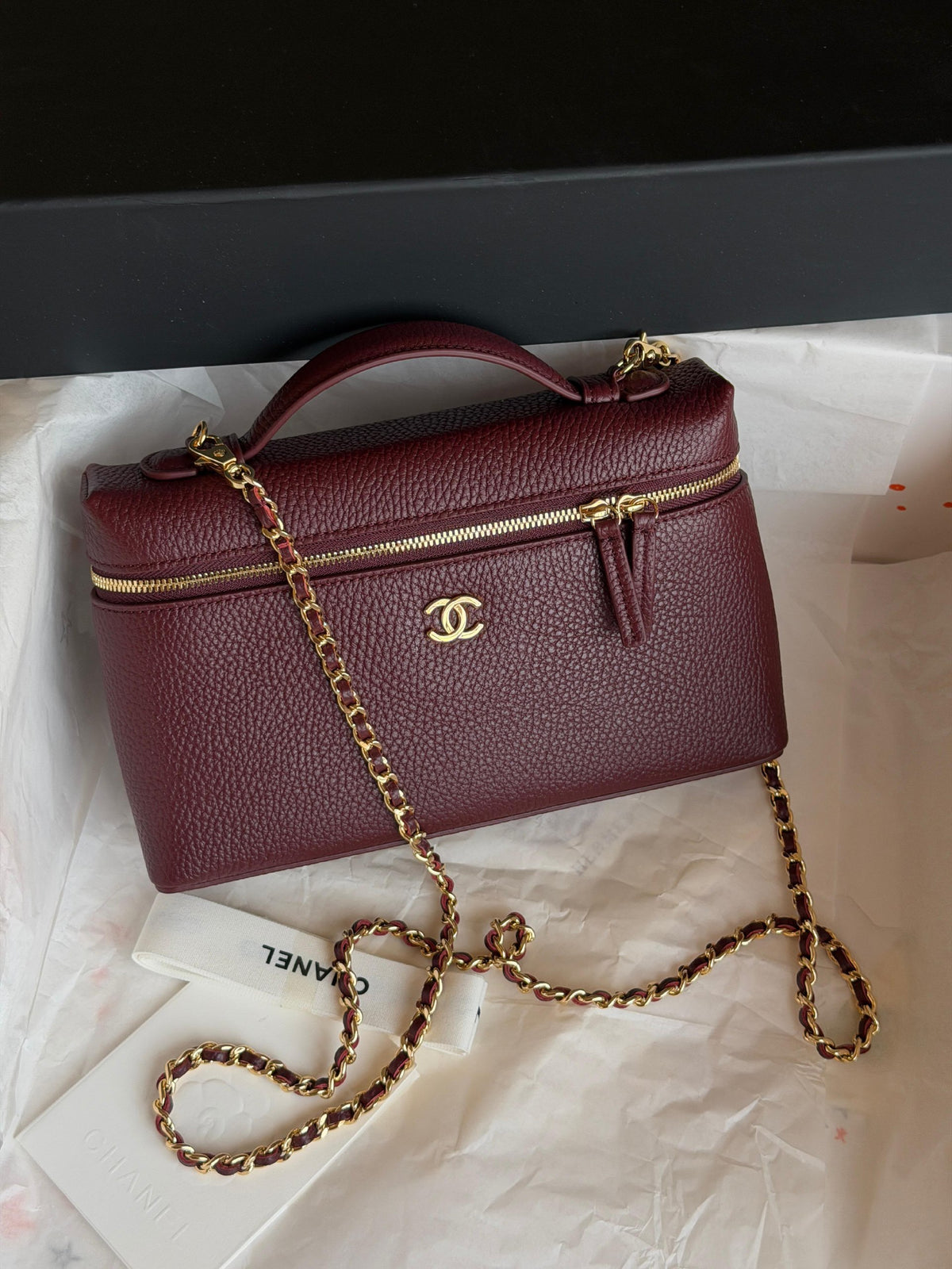 Chanel Shoulder Bag - Burgundy