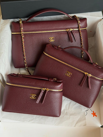 Chanel Shoulder Bag - Burgundy