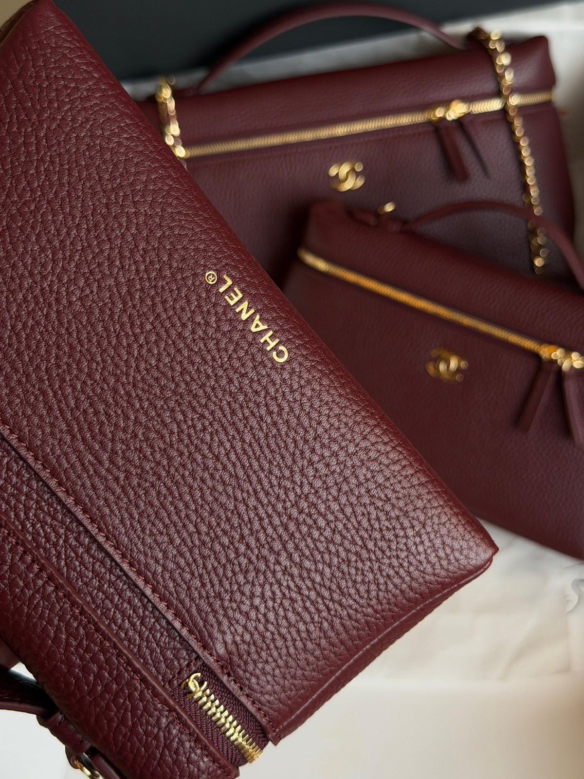 Chanel Shoulder Bag - Burgundy
