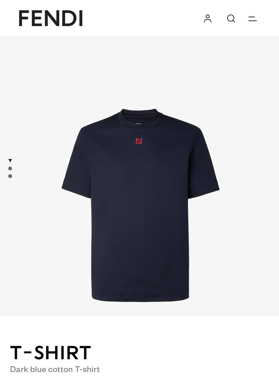 Fendi T-Shirt - Navy