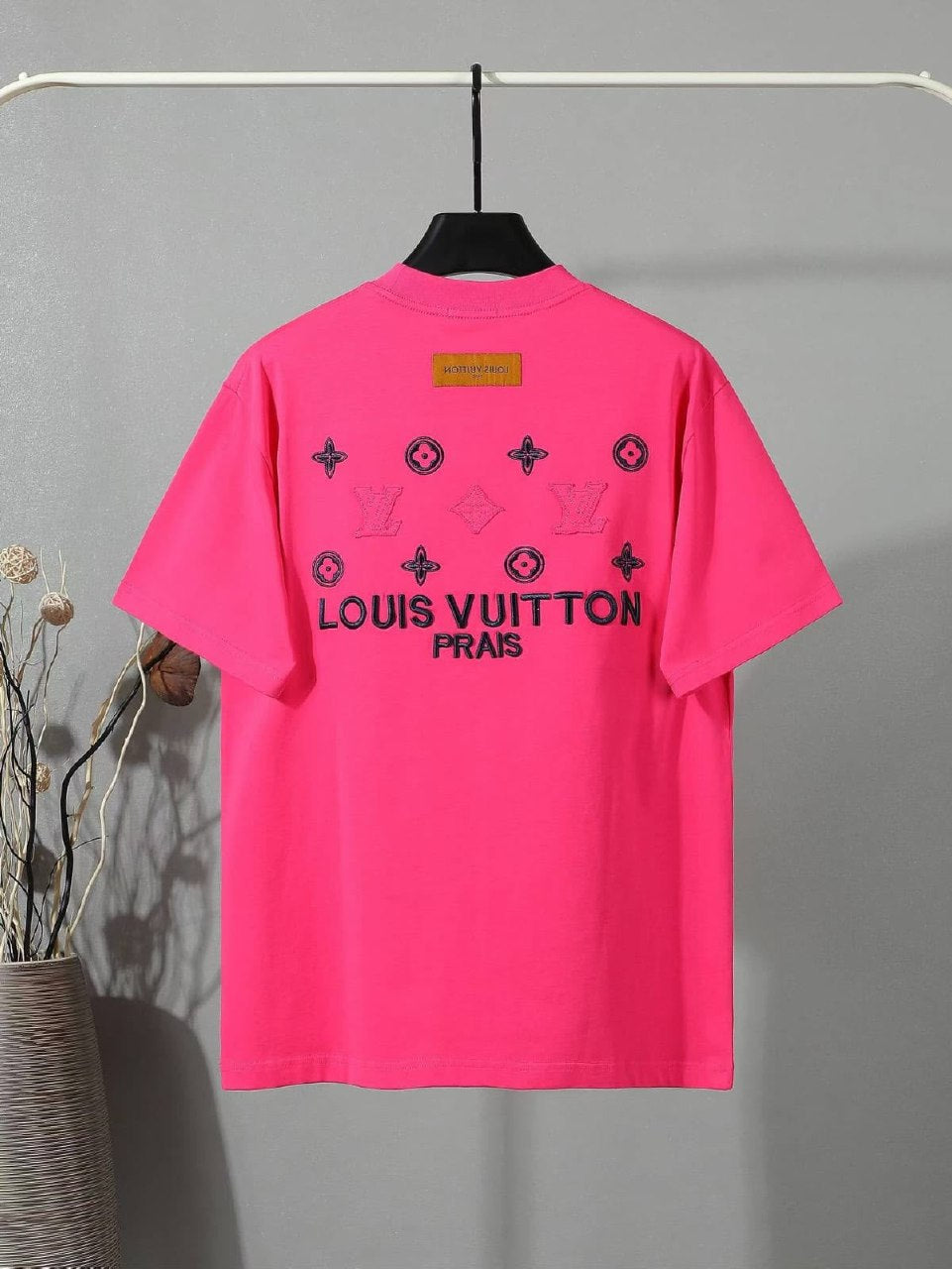 Louis Vuitton Embroidered Logo T-Shirt - Pink