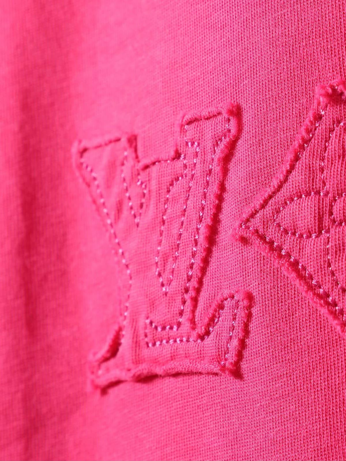 Louis Vuitton Embroidered Logo T-Shirt - Pink